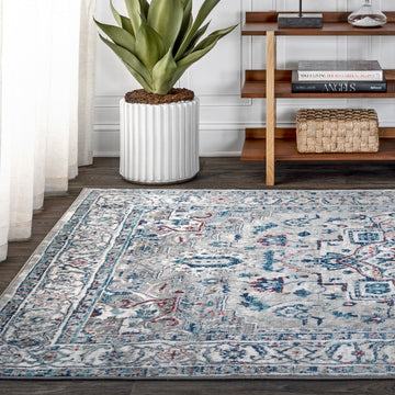 Edison modern Persian Vintage Medallion Area Rug